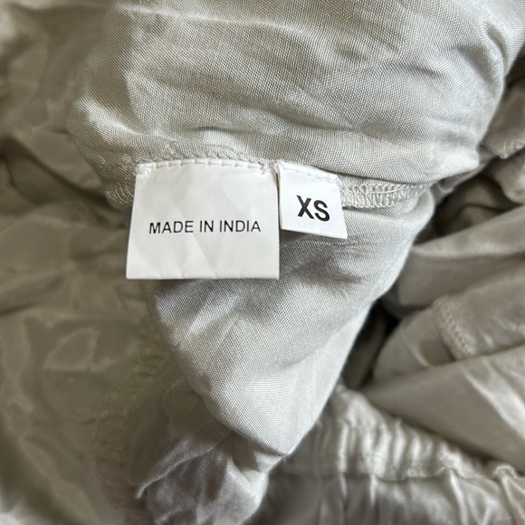 CHAN LUU sequin romper lunar rock silver beaded adjustable straps Sz XS - Picture 12 of 14